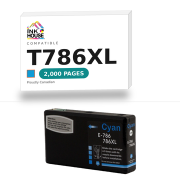 T786XL Cyan compatible ink cartridge, 2,000 pages
