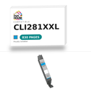 CLI281XXL Cyan compatible ink cartridge, 830 pages