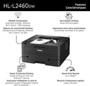 Brother HL-L2460DW Home Office-Ready Monochrome Laser Printer-2