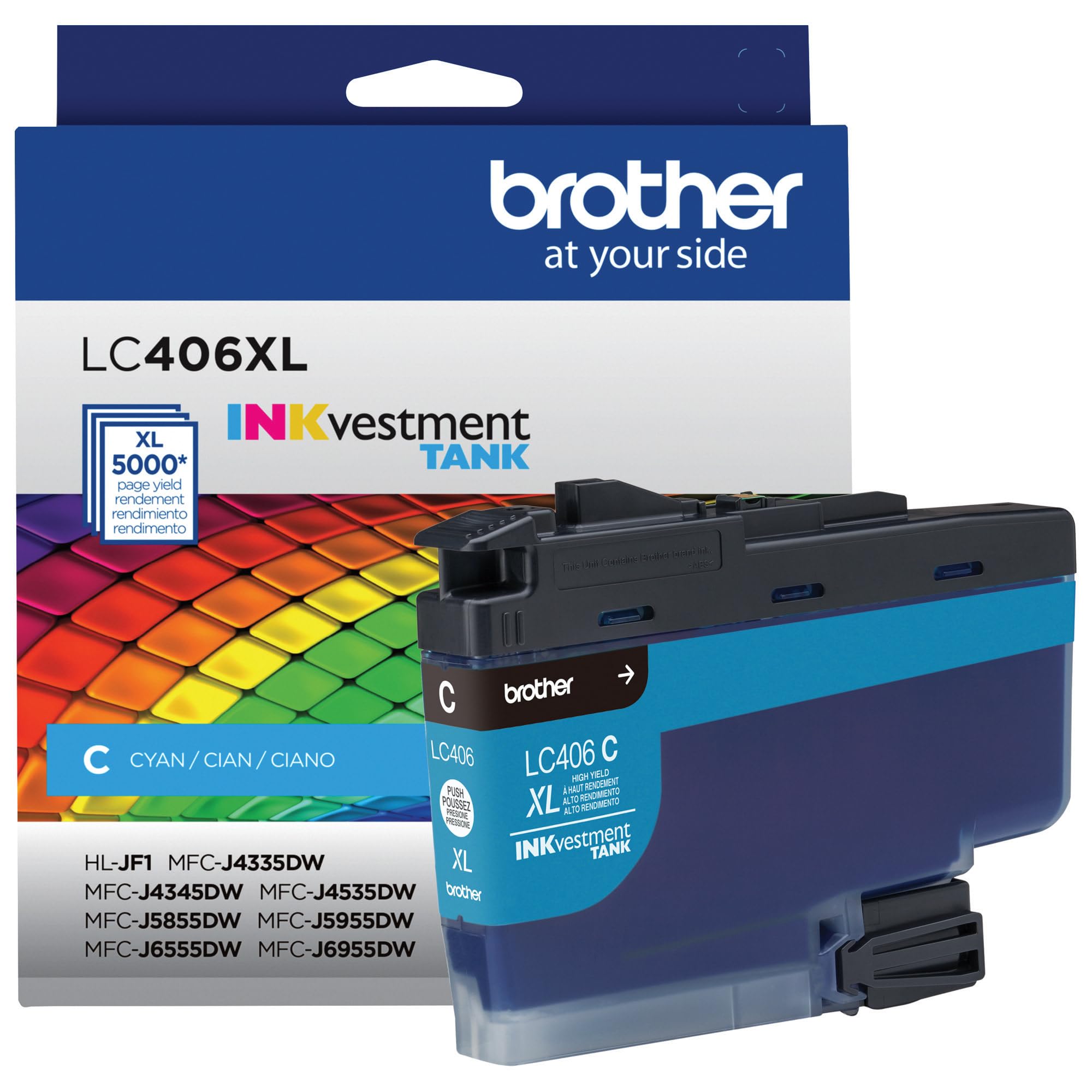 Brother LC406XLCS Original Cyan Ink Cartridge High Yield