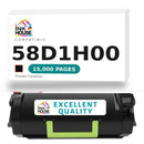 Compatible Lexmark 58D1H00 Black Toner Cartridge High Yield of 58D1000-1