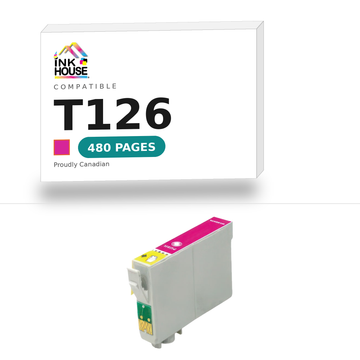 T126 Magenta compatible ink cartridge, 480 pages