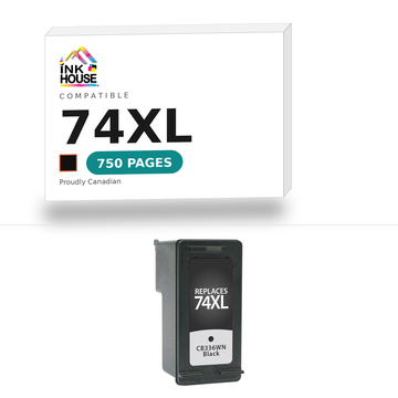 74XL Black compatible ink cartridge, 750 pages