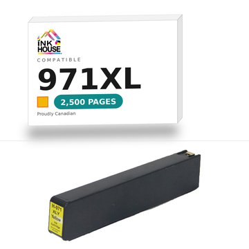 971XL Yellow compatible ink cartridge, 2,500 pages