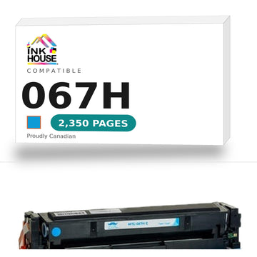 Best Compatible Toner Cartridge for Canon 067H Cyan CRG 067H High Yield