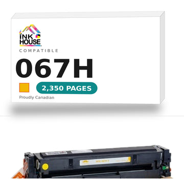 Best Compatible Toner Cartridge for Canon 067H Yellow CRG 067H High Yield