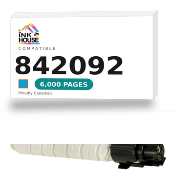 Ricoh 842092 Compatible Cyan Toner Cartridge (MPC 406)