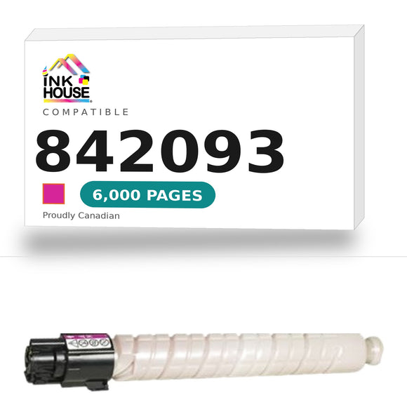 Ricoh 842093 Compatible Magenta Toner Cartridge (MPC 406)