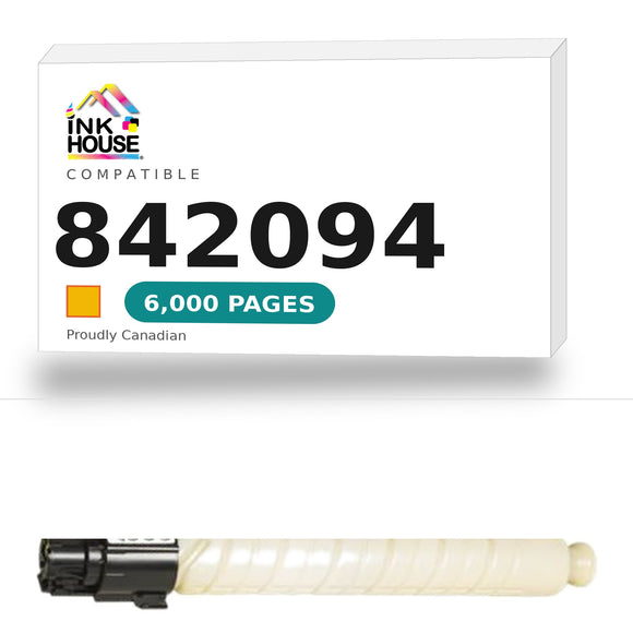 Ricoh 842094 Compatible Yellow Toner Cartridge (MPC 406)