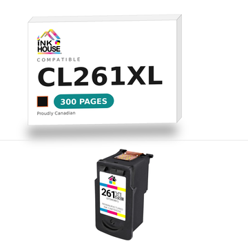 CL261XL Tri-Color compatible ink cartridge, 300 pages