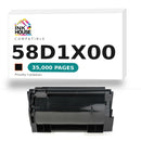 Lexmark 58D1X00 Remanufactured Black Toner Cartridge Extra High Yield-1