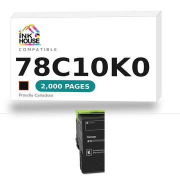 Compatible Quality Lexmark 78C10K0 Black Toner Cartridge 2000 Pages