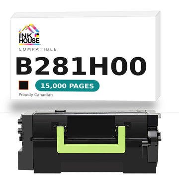 Lexmark B281H00 Remanufactured Black Toner Cartridge High Yield 15000 Pages