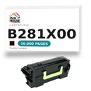 Lexmark B281X00 Remanufactured Black Toner Cartridge Extra High Yield - 30000 Pages-1