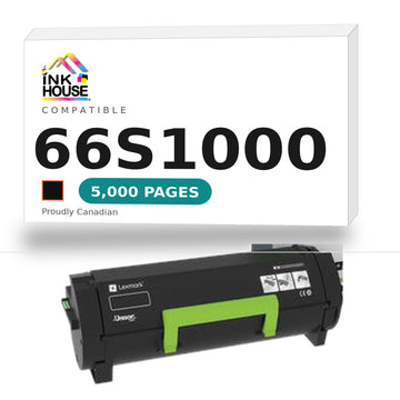 Lexmark 66S1000 Black Remanufactured Toner Cartridge