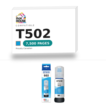 T502 Cyan compatible ink cartridge, 7,500 pages