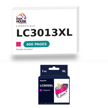 Brother LC3013XL Magenta compatible ink cartridge, 400 pages