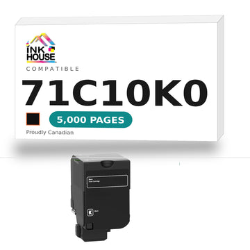 Lexmark 71C10K0 Compatible Black Toner Cartridge