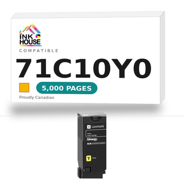 Lexmark 71C10Y0 Compatible Yellow Toner Cartridge