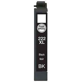 Epson T222XLBK Compatible Black Ink Cartridge (Updated CHIP)