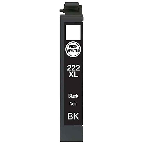 Epson T222XLBK Compatible Black Ink Cartridge (Updated CHIP)
