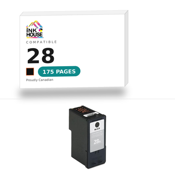 28 Black compatible ink cartridge, 175 pages