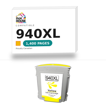 940XL Yellow compatible ink cartridge, 1,400 pages