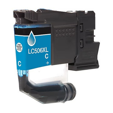 Brother LC506XLC Compatible Cyan Ink Cartridge High Yield