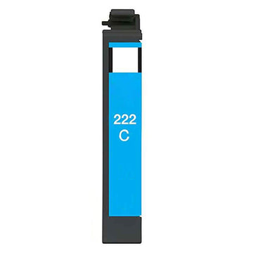 Epson T222C Compatible Cyan Ink Cartridge (Updated CHIP)