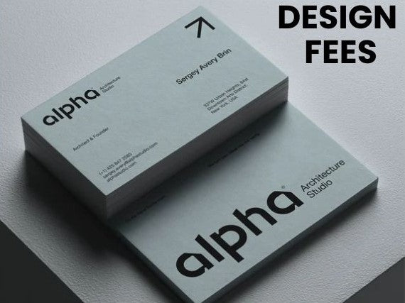 Custom Business Cards Design Fee