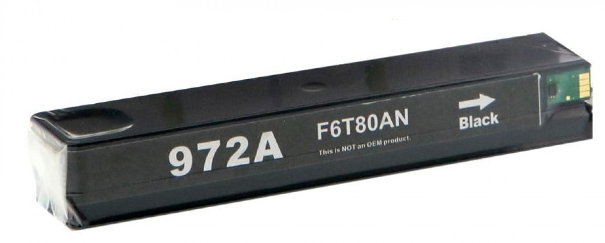 Remanufactured HP 972A F6T80AN Black PageWide Ink Cartridge