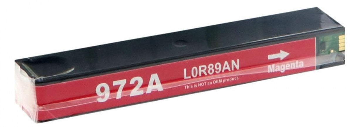 Remanufactured HP 972A L0R89AN Magenta PageWide Ink Cartridge