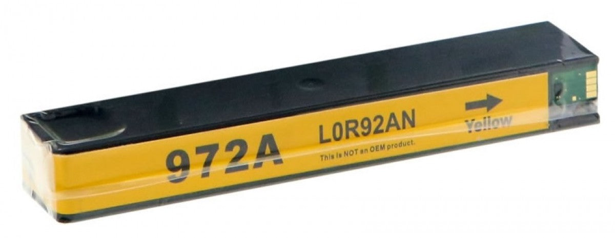 Remanufactured HP 972A L0R92AN Yellow PageWide Ink Cartridge