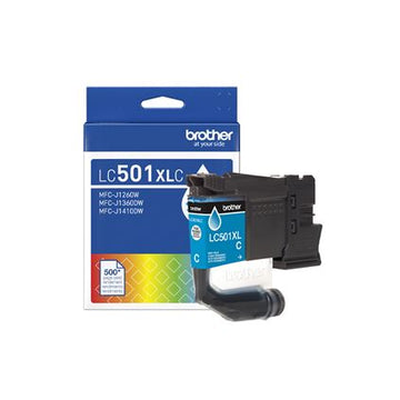 Brother LC501XLC Original Cyan Ink Cartridge High Yield