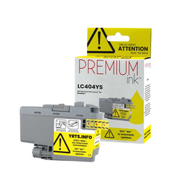 Brother LC404 New Yellow Compatible Inkjet Cartridge (LC404 Yellow)