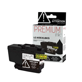 Brother LC406XLBK Compatible Black Ink Cartridge Extra High Yield