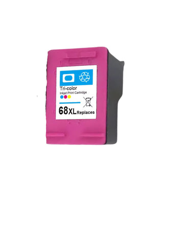 Remanufactured HP 68XL Color Ink Cartridge High Yield