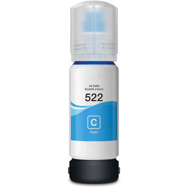 Epson T522 T522220-S EcoTank Compatible Cyan Ink Bottle