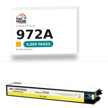 972A Yellow compatible ink cartridge, 3,000 pages