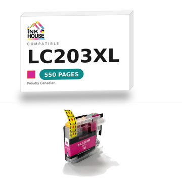 Brother LC203XL Magenta compatible ink cartridge, 550 pages