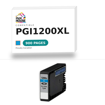PGI1200XL Cyan compatible ink cartridge, 900 pages