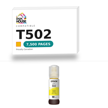 T502 Yellow compatible ink cartridge, 7,500 pages