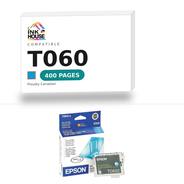 T060 Cyan compatible ink cartridge, 400 pages