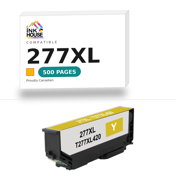 277XL Yellow compatible ink cartridge, 500 pages
