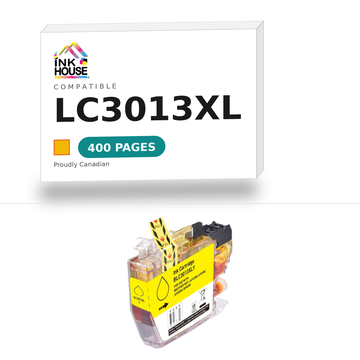 Brother LC3013XL Yellow compatible ink cartridge, 400 pages