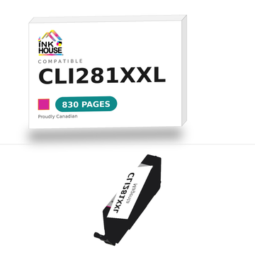 Compatible canon cli 281xxl 1981c001 compatible magenta ink cartridge extra high yield ink cartridge