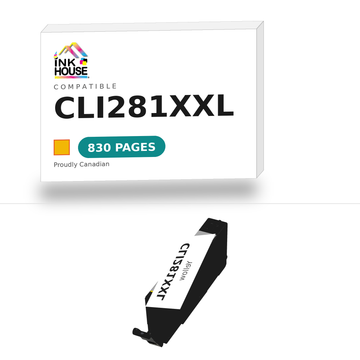 Compatible canon cli 281xxl 1982c001 compatible yellow ink cartridge extra high yield ink cartridge