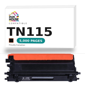 Brother TN115 BK New Compatible Black Toner Cartridge  High Capacity (High Yield Version of TN110)