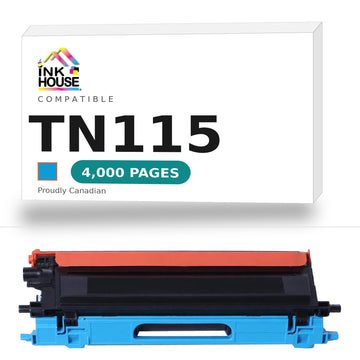 Brother TN115 C New Compatible Cyan Toner Cartridge  High Capacity (High Yield Version of TN110)
