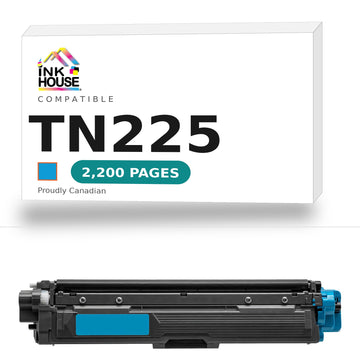 Brother TN225 C New Compatible Cyan Toner Cartridge (High Yield Version of TN221)